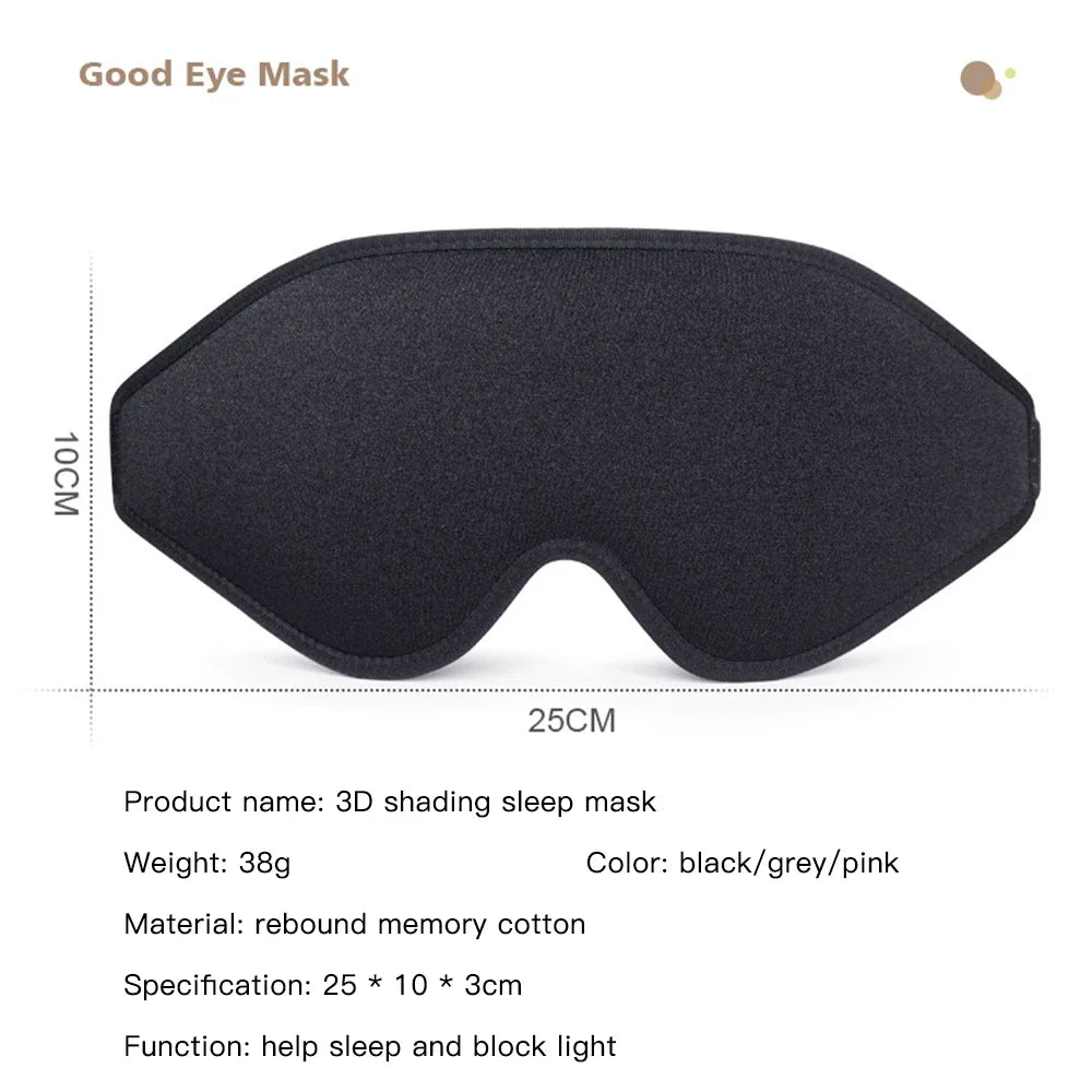 3D Sleep Mask Travel Nap High Quality 